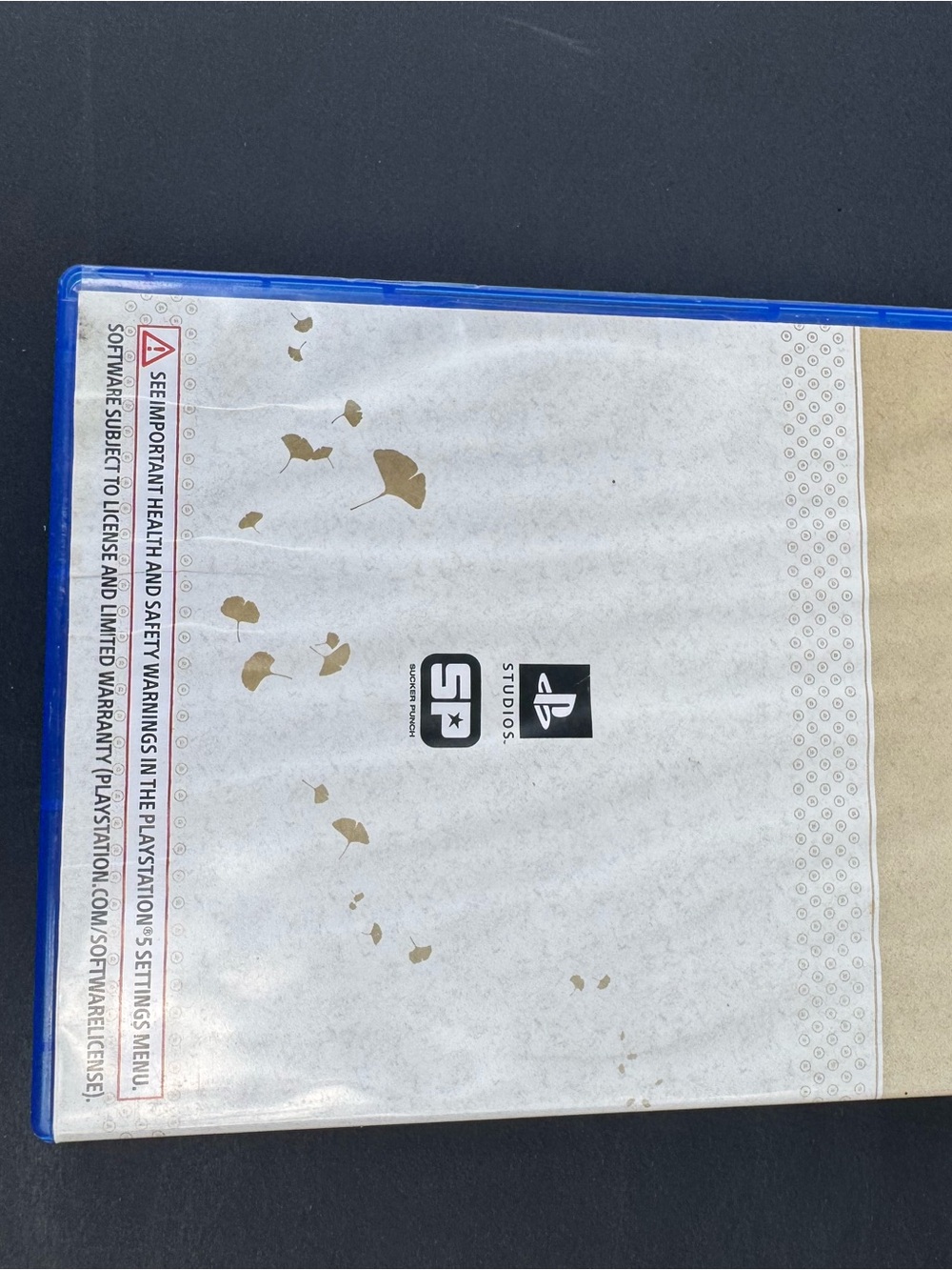 Sony PS5 Ghost of Tsushima Director's Cut — Gold Disc, Blue Case - Picture 5 of 6